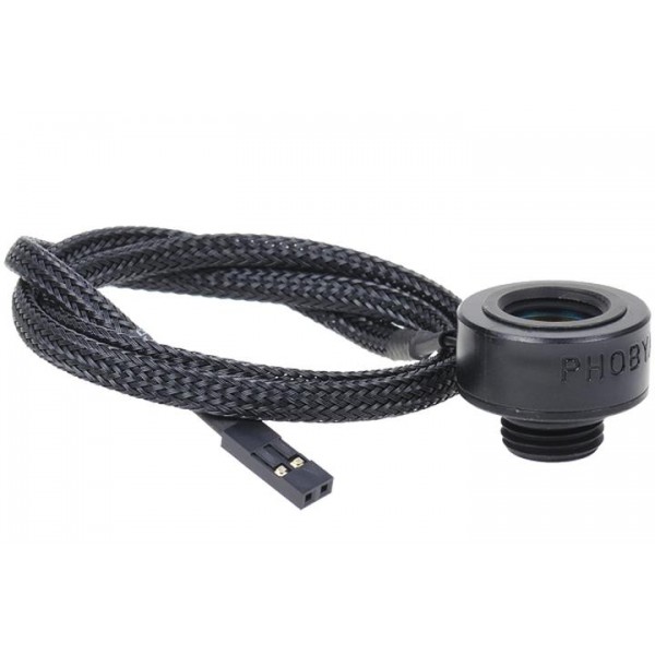 Phobya G1/4 Passthrough Temperature Sensor - Matte Black (71227)