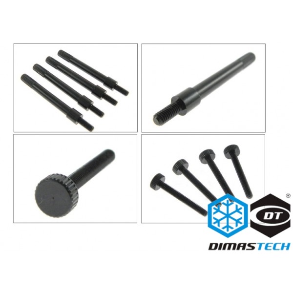 DimasTech® RadExt Fan Fix M4 & ThumbScrews Metric M2.5 x 25mm for RadExt 240/280 (DS028)