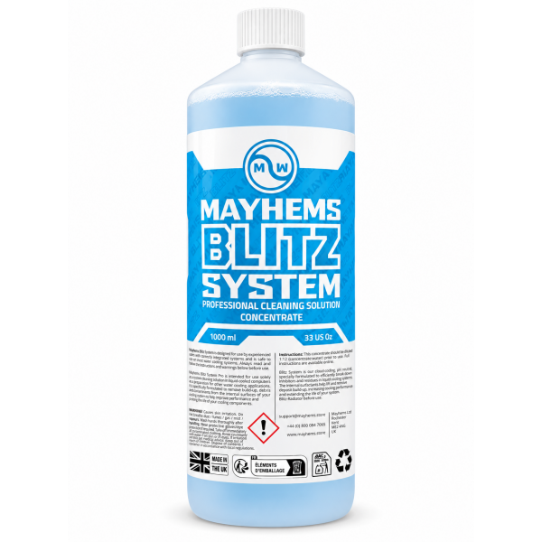 Mayhems Blitz System Professional Cleaning Solution Concentrate - 1000ml