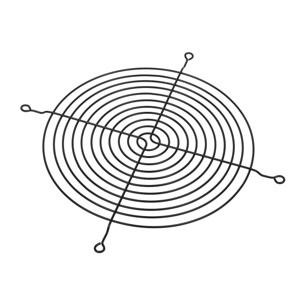 Phobya Fan Grill for Axial Fans for 180mm - Black (80118)