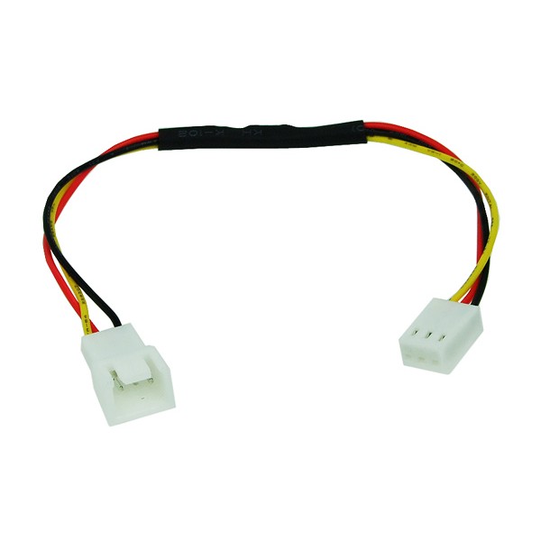 Phobya 3-Pin Fan 12V to 7V Voltage Reducer - 20cm (81067)