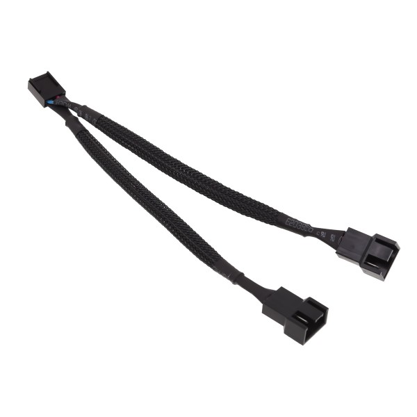 Phobya 4-Pin PWM to 2x 4-Pin PWM - Black | 10cm (81137)