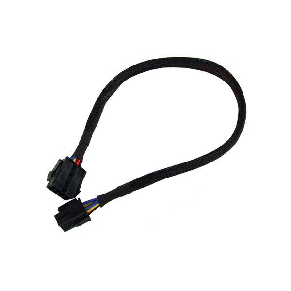 Phobya 8-Pin CPU Power Extension - 45cm | Black (82047)