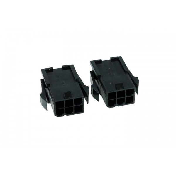 Phobya 6-pin VGA Connector (incl. pins) - 2ct | Female (82356)
