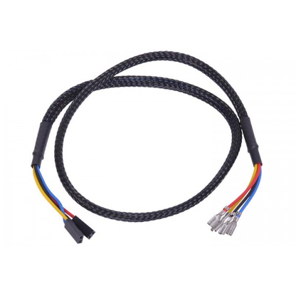 Phobya Spade Button/Switch Cable - 60cm | Black (87484)