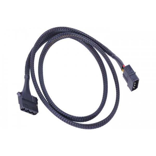 Phobya 4-Pin Molex Extension - 90cm | Black (87489)