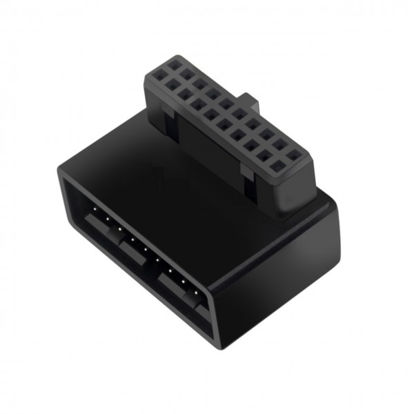ModMyMods 90 Degree Angle USB 3.0 19 Pin Internal Header Connector with Housing - TYPE A (CAB284)