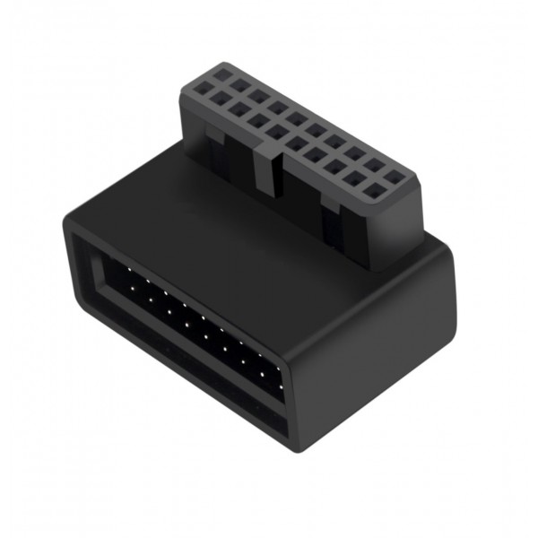ModMyMods 90 Degree Angle USB 3.0 19 Pin Internal Header Connector with Housing - TYPE B (CAB284)