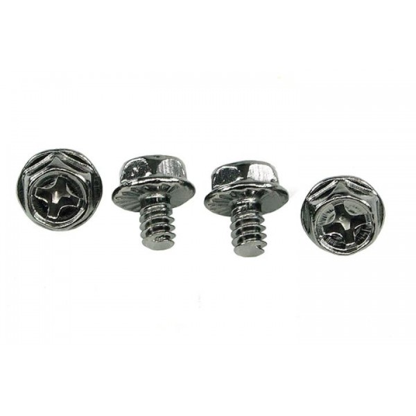 Phobya UNC 6-32 x 5mm Screws - Black Nickel - 4pcs (94577)