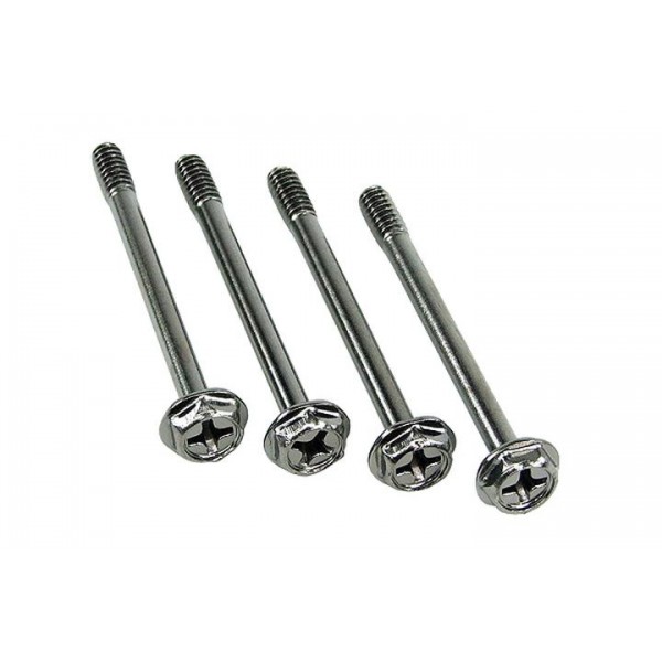 Phobya UNC 6-32 x 40mm Screws - Black Nickel - 4pcs (94580)