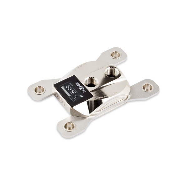 Aquacomputer Cuplex Kryos NEXT With VISION AM5/AM4/3000/5000/7000/8000/9000, Nickel/.925 Silver (21775)