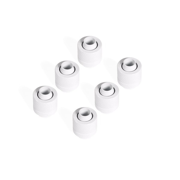 Alphacool Eiszapfen 13/10mm Compression Fitting G1/4 - White Sixpack (17624)