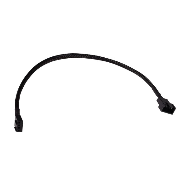 Alphacool Fan Cable 4-Pin to 4-Pin Extension - 30cm - Black (18674)