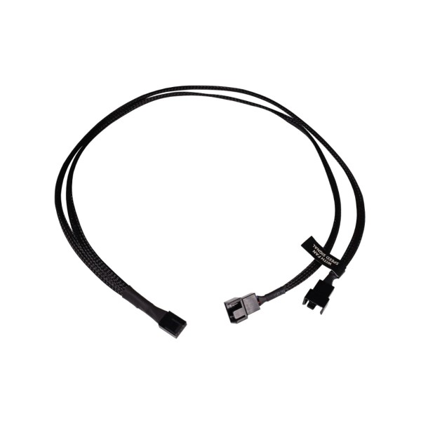 Alphacool Y-Splitter 4-Pin to 2x 4-Pin PWM Cable - 60cm - Black (18678)