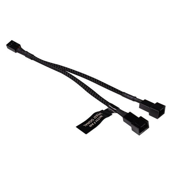 Alphacool Y-Splitter 3-Pin to 2x 3-Pin Cable - 15cm (18688)