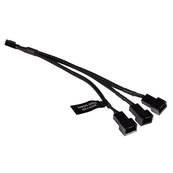 Alphacool Y-Splitter 3-Pin to 3x 3-Pin Cable - 15cm (18691)