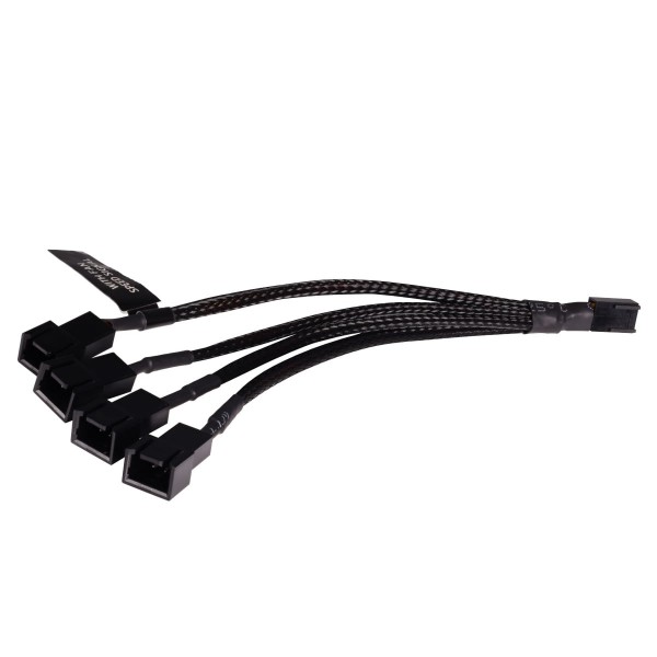 Alphacool Y-Splitter 3-Pin to 4x 3-Pin Cable - 15cm (18694)