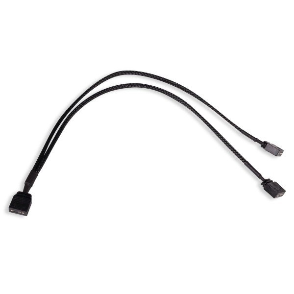 Alphacool Y-Splitter aRGB 3-Pin to 2x 3-Pin Cable - 30cm (18705)