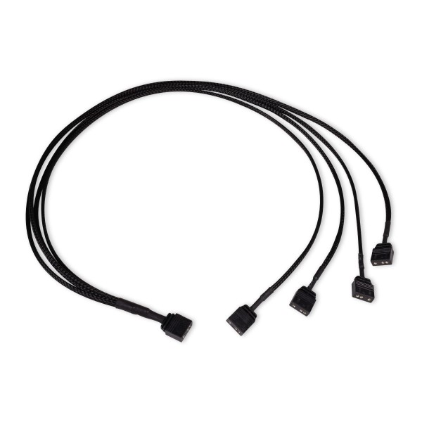 Alphacool Y-Splitter aRGB 3-Pin to 4x 3-Pin Cable - 60cm (18712)