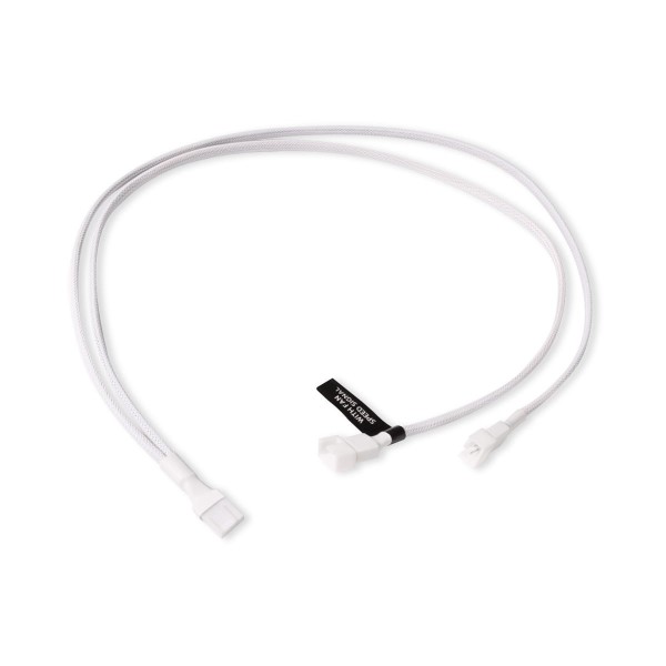 Alphacool Y-Splitter 4-Pin to 2x 4-Pin PWM Cable - 60cm - White (18724)