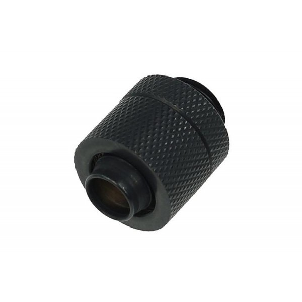 Alphacool G1/4 3/8"ID x 1/2"OD Compression Fitting - Deep Black (17078)