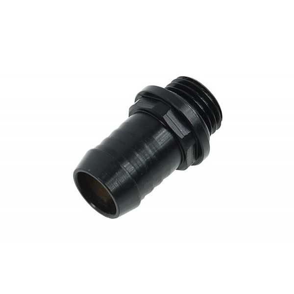 Alphacool G1/4 1/2" (13mm) Barbed Fitting with O-Ring "FatBoy" - Deep Black (17090)
