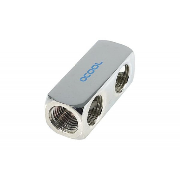 Alphacool G1/4 5-Way Connection Terminal - Chrome (17026)