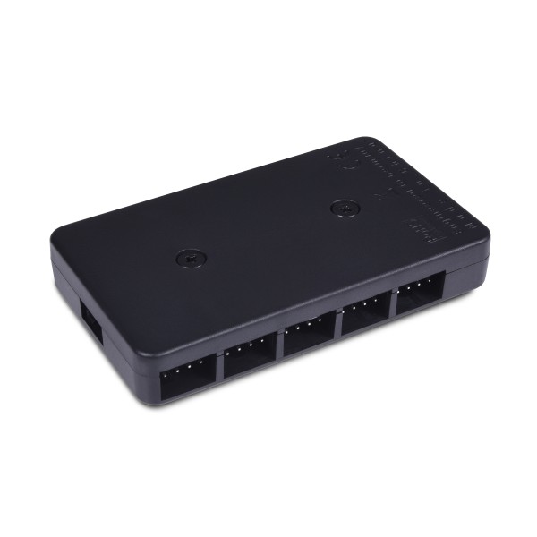 Alphacool Core 10x 4-Pin PWM Splitter with SATA Power Connector (25667)