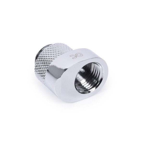 Alphacool Eiszapfen 8mm Offset Fitting Rotatable G1/4 OT to G1/4 IT - Chrome (17603)