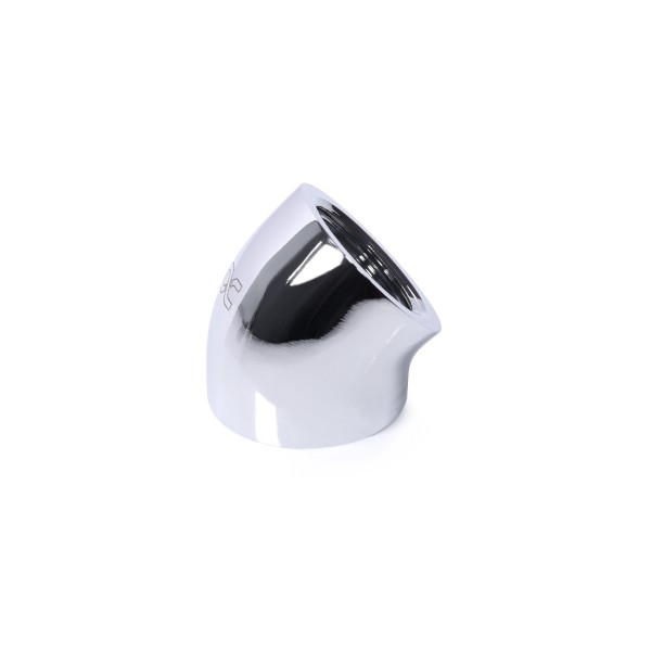 Alphacool Eiszpafen L-Connector 45° G1/4 IT to G1/4 IT - Chrome (17593)