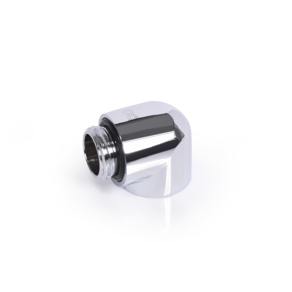 Alphacool Eiszapfen L-Connector Fitting G1/4 OT G1/4 IT - Chrome (17595)