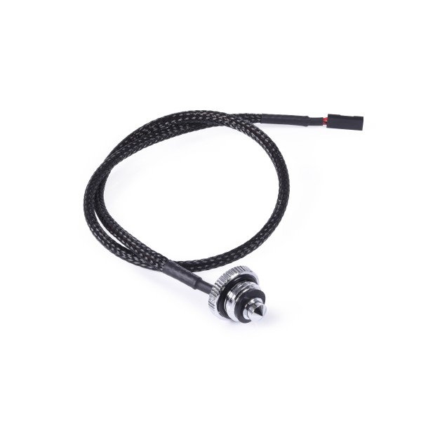 Alphacool Eiszapfen Temperature Sensor Flat Fitting G1/4 - Chrome (17597)