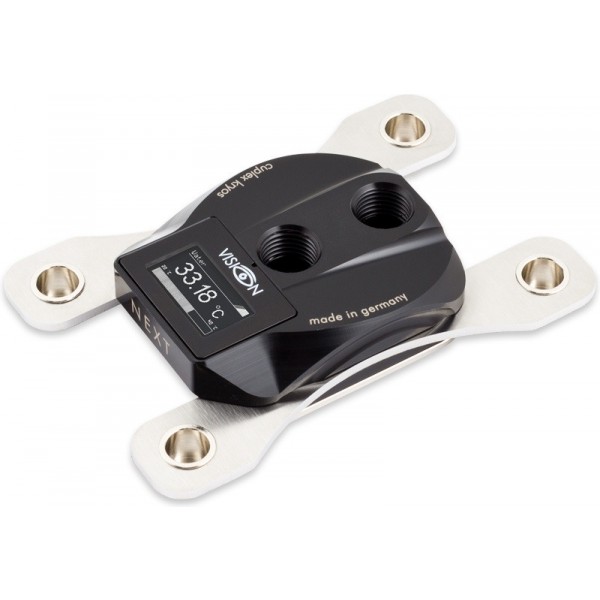 Aquacomputer Cuplex Kryos NEXT With VISION AM5/AM4, Acetal/.925 Silver (21719)