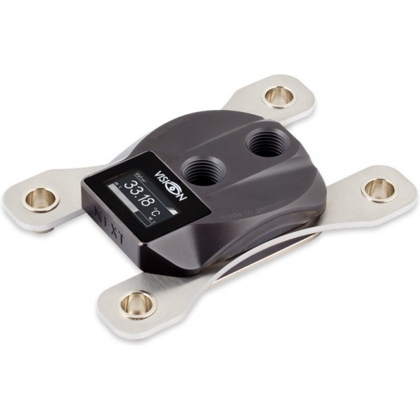 Aquacomputer Cuplex Kryos NEXT With VISION AM5/AM4, PVD/.925 Silver (21720)