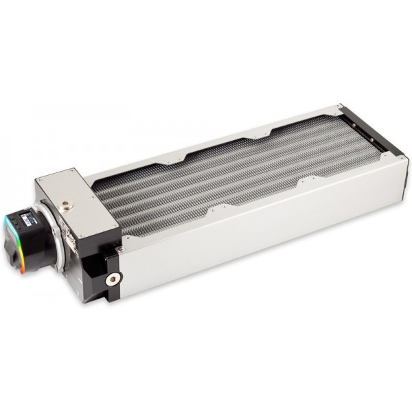 Aquacomputer Airplex Modularity System 360 mm, Aluminum Fins, D5 NEXT Pump, Stainless Steel Side Panels (33086)