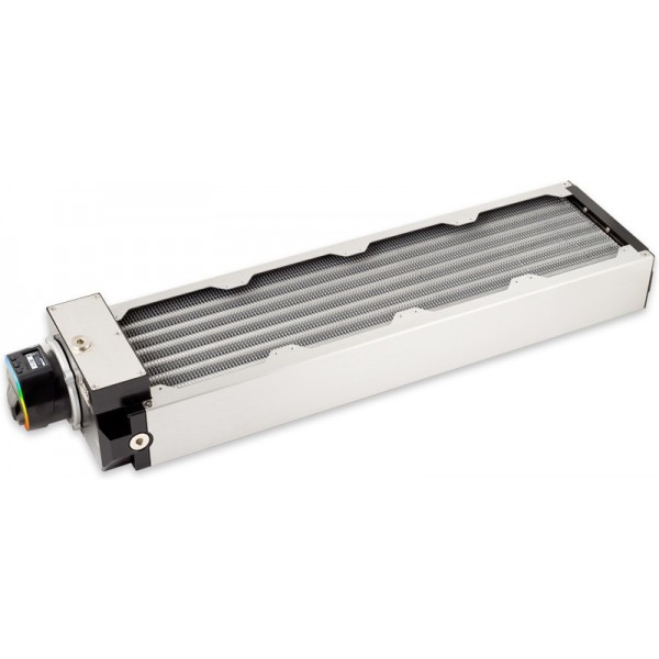 Aquacomputer Airplex Modularity System 480 mm, Aluminum Fins, D5 NEXT Pump, Stainless Steel Side Panels (33090)