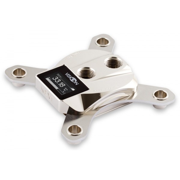 Aquacomputer Cuplex Kryos NEXT with VISION 1851/1700, Nickel/Nickel (21854)