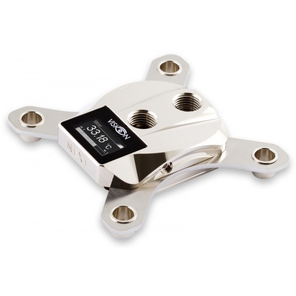 Aquacomputer Cuplex Kryos NEXT VARIO with VISION 1851/1700, Nickel/Nickel (21866)
