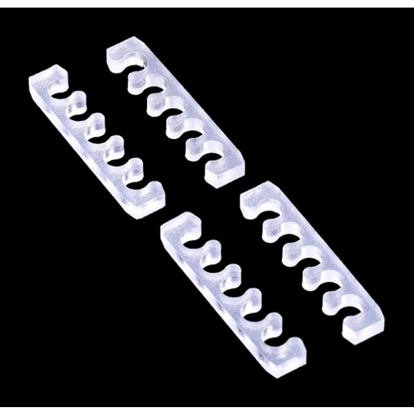 Alphacool Eiskamm X5 Flat - 3mm Clear - 4 pcs (24750)