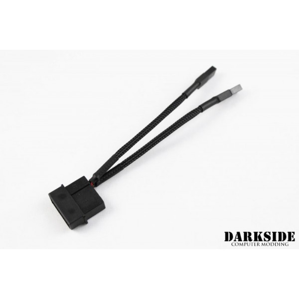 DarkSide CONNECT Y-Cable | 4" | 4-Pin Molex - Type 6s (DS-0371)