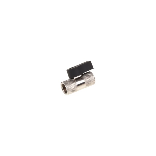 Alphacool 2-Way Ball Valve G1/4 - Chrome (17353)