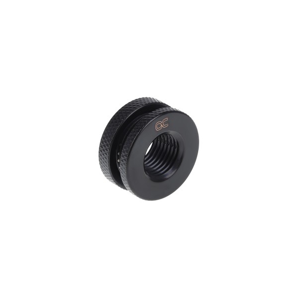Alphacool G1/4 Bulkhead Connector Short Version - Black (17424)