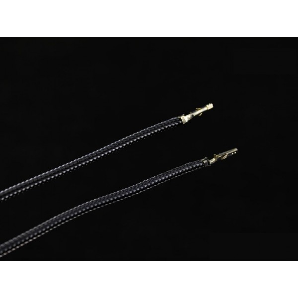 Darkside 12" (30cm) Female-Female Pre-Sleeved ATX and PCI-E Wire – Graphite Metallic (DS-0655)
