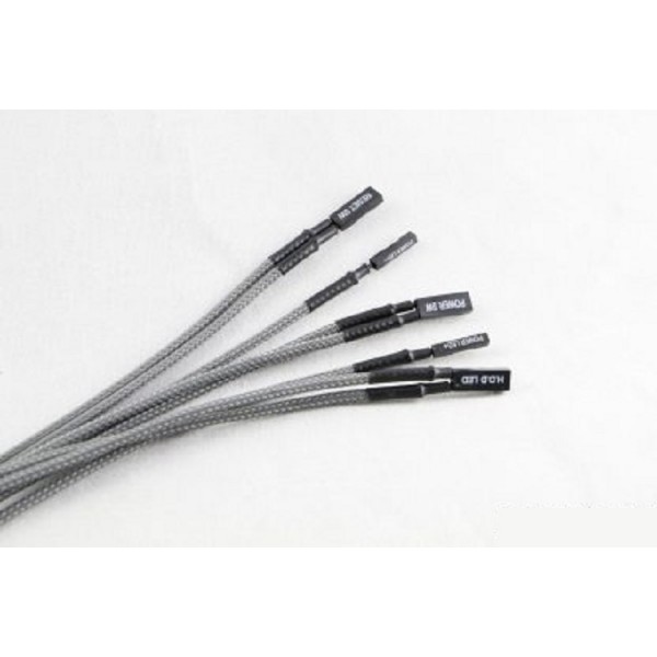 Darkside Front Panel I/O Connection Kit – Gun Metal (DS-1129)