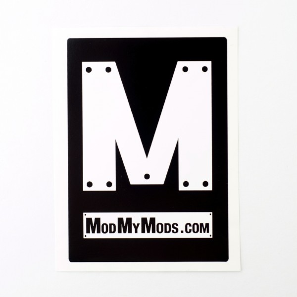 ModMyMods Vinyl Sticker- Black (MOD-0167)