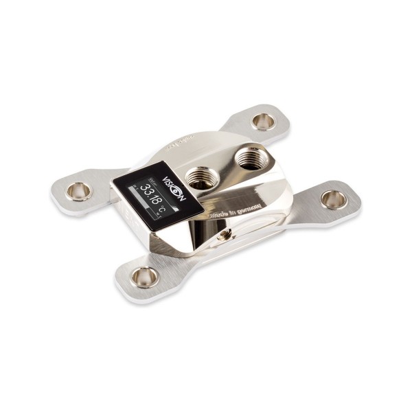 Aquacomputer Cuplex Kryos NEXT VARIO With VISION AM5/AM4/3000/5000/7000/8000/9000, Nickel/Nickel (21782)