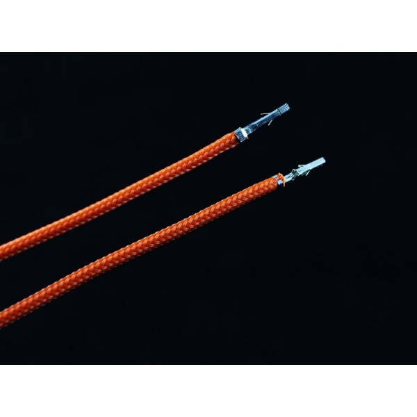 Darkside 27.5" (70cm) Female-Female Pre-Sleeved ATX and PCI-E Wire – Orange (DS-0654)