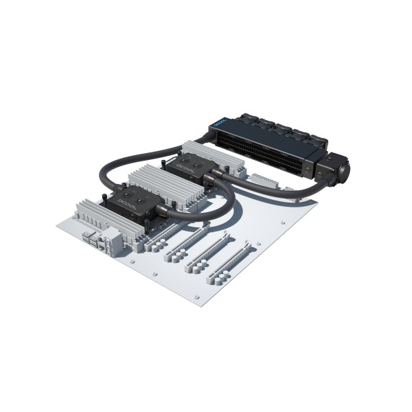 Alphacool ES 1U - 5 x 40 / 2x XPX Pro 1U / Eisstation 40 DC-LT 3600rpm (11860)
