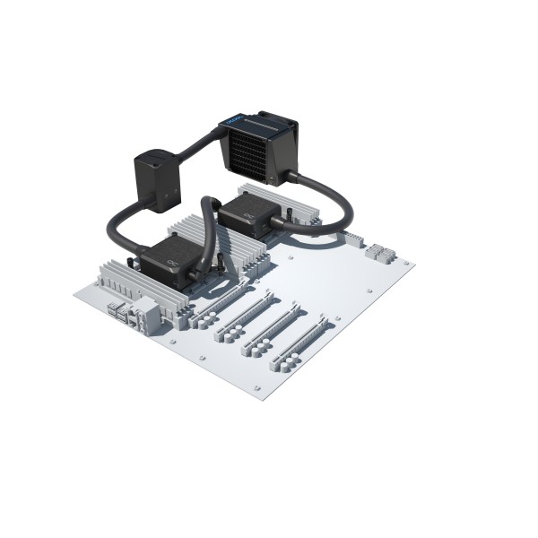 Alphacool ES 2U - 1 x 80 / 2x Eisbaer LT / Eisstation 80 DC-LT 3600rpm (11863)