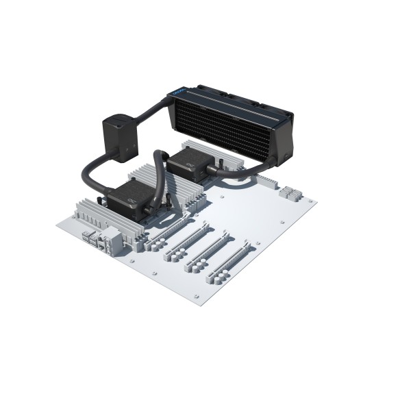 Alphacool ES 2U - 3 x 80 / 2x Eisbaer LT / Eisstation 80 DC-LT 3600rpm (11867)